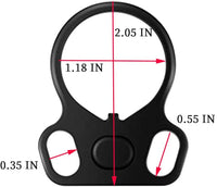 AR-15 Ambidextrous End Plate 2Pcs