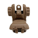 Polymer Flip up Backup Sight Front and Rear Sight 20mm Rail