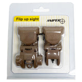 Polymer Flip up Backup Sight Front and Rear Sight 20mm Rail