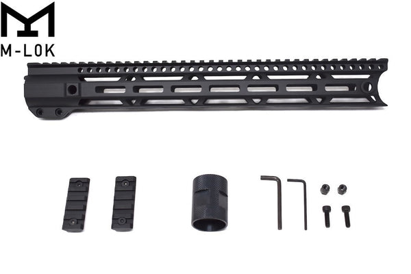 AR15 15'' M-LOK Free Float Handguard rail with Picatinny rail Eclipse