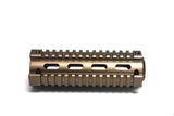 2 piece Drop-in 6.7'' handguard Carbine Quad Rail M4 (Tan)